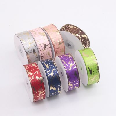 kopen 2,5 cm hete stempel lint cadeauverpakking in rood marmerpatroon voor doe-het-zelf Vaderdag online vervaardiging