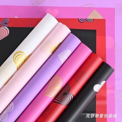kopen Bloemisten Verpakking Nosa Paper Series Croti Love Flower DIY Gift Packaging Hartvormige Waterdichte Film Bloem Boeket Bag online manufacture