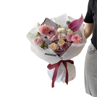 kopen OPP Boeketwikkelpapier Mat / Nosa Transparant Bloemverpakkingsmateriaal online manufacture