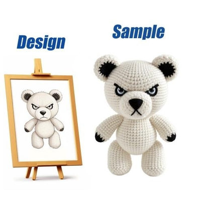 kopen Handgemaakte katoenen haakjes tijger pluis speelgoed 10-30cm, Custom Logo OEM gevulde dier voor cadeau & decoratie online vervaardiging