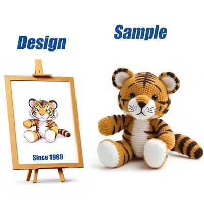 kopen Custom Amigurumi Crochet Plush Toy, OEM 11-30cm zacht gevuld speelgoed met CE/EN71/CPC/ASTM certificeringen online vervaardiging
