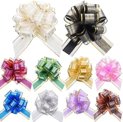 Goede prijs Van het de Omslaglint van de polyestergift de Boog Multi Gekleurde Breedte 2.0cm 5.0cm online