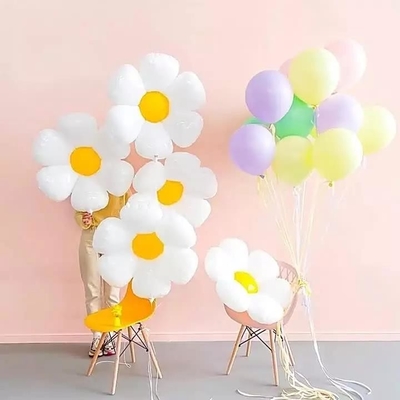 Goede prijs. Ins de Partijdecoratie van Stijl Leuke Daisy Flower Shape Foil Balloons Globos online