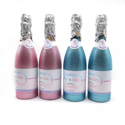 Goede prijs. het in het groot blauwe en roze lucht samengeperste geslacht openbaart de baby van de het kanonschutter van champagneconfettien showe online