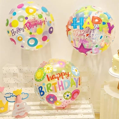 Goede prijs. In het groot de Verjaardagsballon van het 18 duim Transparante Beeldverhaal om de Ballon van de de Decoratiefolie van Partijballons DIY online