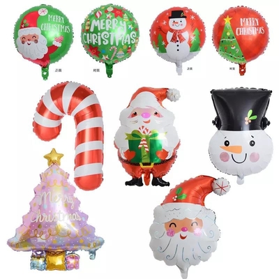 Goede prijs. Feestversiering Kerstboom Folie riet ballon met sneeuwman wandelstok Design online