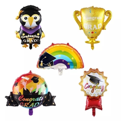 Goede prijs. Ballon van de de Studentenwoodpecker medal rainbow Gevormde Folie van de graduatietrofee de Opmerkelijke online
