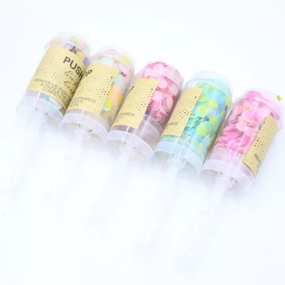 Goede prijs. In het groot Handbediend van de Partijpopcornpannen van het Confettienvuurwerk van de Duw Pop Popcornpannen de Confettienkanon voor de Confettienhuwelijk van de Vrijgezelpartij online
