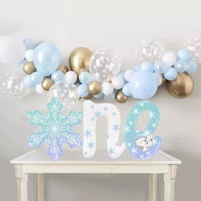 Goede prijs. Wholesalsneeuwvlok Één van de de Winterverjaardag van de Verjaardagsballon van de de Ballonwinter van de de Verjaardagspartij van de het Decorsneeuwvlok de Folieballon online