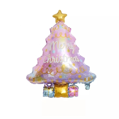 Goede prijs. Groothandel Roze kerstboom Folie ballon zelfverzegelbare herbruikbare ballon voor het jaar Feestbenodigdheden Aluminiumfilm online