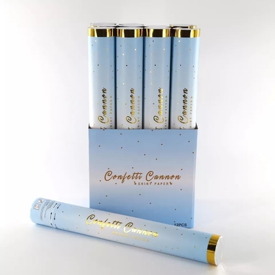 Goede prijs. Gender Revel Party Shining Paper Popper Confetti Cannon Hot Foil Stamping Label online