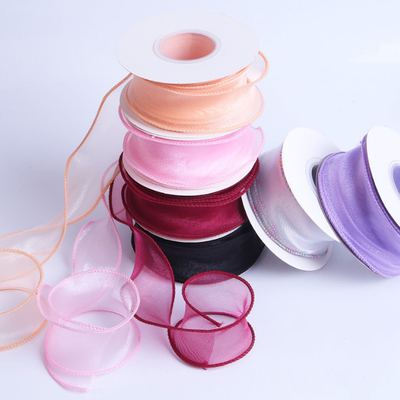 Goede prijs. Fishtail Lint van het de Bloem Verpakkende Satijn van Lintgauze ribbon DIY het Materiële online