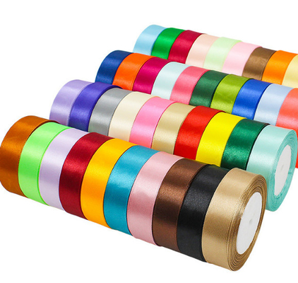 Goede prijs. Het Satijnlint van de gift Verpakkend Polyester voor van de de Vakantiegift van de Bloemverpakking de Dooslint online