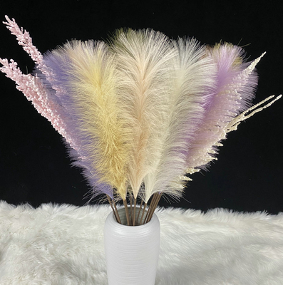 Goede prijs. De Decoratie van de het Decorachtergrond van Kunstzijdereed pampas grass home wedding online