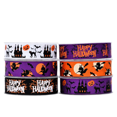 Goede prijs. Grosgrain Printed Halloween Ribbon Met Logo Voor Gift Wrap Party Decoratief online