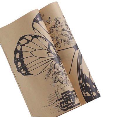 Goede prijs Bloemenverpakkingspapier van de Butterfly-serie 80 g kraftpapier met logo online