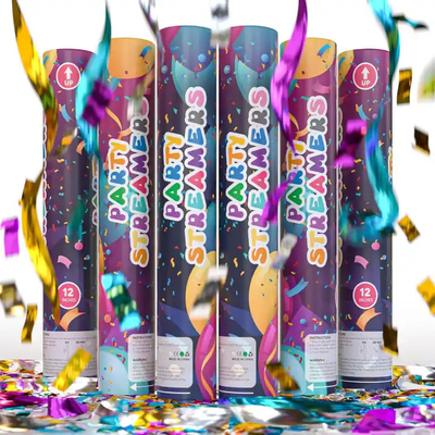 Goede prijs. Nieuw ontwerp Fabriek Paper Streamers Confetti Party Popper Confetti Cannon online