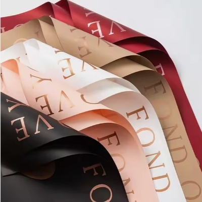 Goede prijs 50g Love Bronzing Waterdicht Tissue Paper voor maatwerk Bouquet Verpakking en Verpakking online