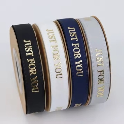 Goede prijs. Polyester Tuff Printed Ribbon Roll Double Solid Color Eco-friendly Gold Foil Logo online