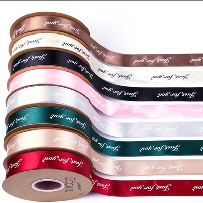 Goede prijs. 3mm-100mm Custom Satin Ribbon Gift Wrap Kleurrijke Regenboog Grosgrain Flower Wrapping Ribbon online