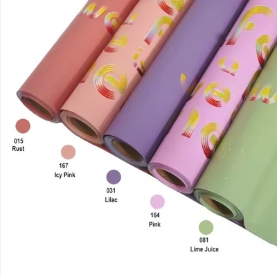 Goede prijs. 58*58cm Bloemenverpakkingspapier Waterdicht Koreaans Verpakking Veel kleuren online