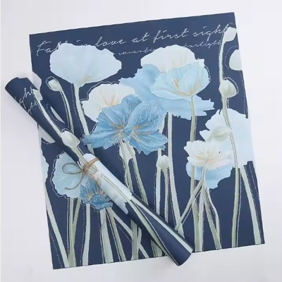Goede prijs. Waterdicht bloemenverpakkingspapier op maat voor boeket Koreaanse stijl gemengd pulp bloemen schilderen online