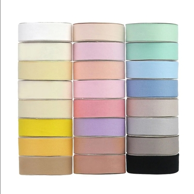 Goede prijs. 24 Kleur Polyester Cotton Vlek Wrap Ribbon Voor cadeauwrap Customization online