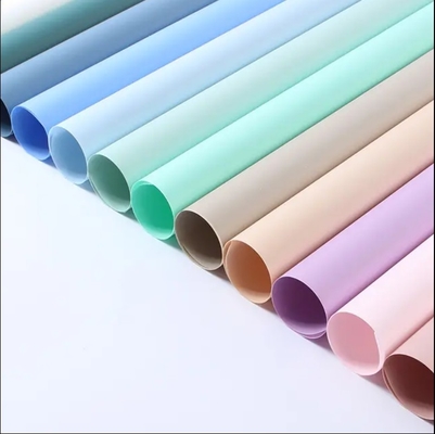 Goede prijs Gepersonaliseerde kleur waterdichte papierplaat solide kunststof cellophane verpakking voor verse bloem online