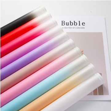 Goede prijs. Lizhiran gradient Milan papier bloemenpapier lollypop verpakkingspapier mat papier bloemenwinkel bloemenverpakkingspapier groothandel online
