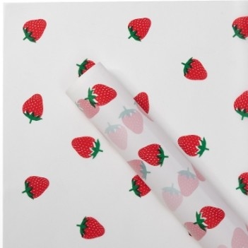 Goede prijs. Gekrapte aardbeienmat waterdicht bloemenverpakkingspapier bloemenverpakkingspapier doorzichtig bloemenpapier materialen groothandel online