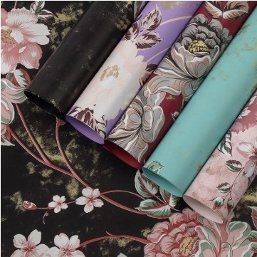 Goede prijs. Retro en elegante geurige roos waterdicht geschenk boeket bloemen verpakkingspapier bloemenwinkel bloemen verpakkingspapier materialen groothandel online