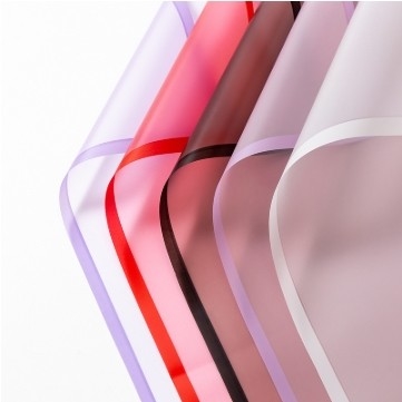 Goede prijs. Bloemverpakking Vaste kleur Matte Magic Edge Paper Translucent Waterdicht Koreaans papier voor meerkleurige boeketverpakking online