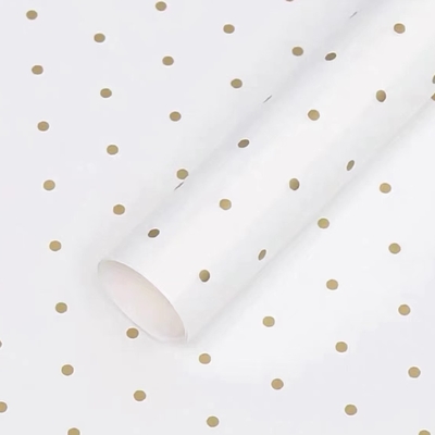 Goede prijs. Polka Dot Vers Bloemenverpakkingspapier Waterdicht Europese Bouquet Verpakking Opdracht online