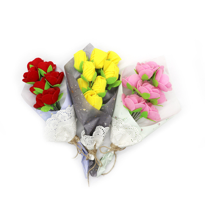 Goede prijs. 18x33cm niet-geweven stof Kinderen zelfgemaakte bloemenboeket perfect voor lerarendag en moedersdag online