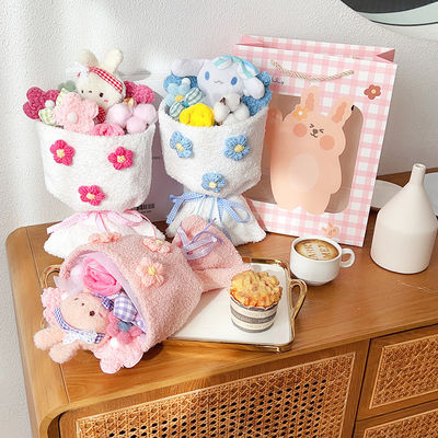 Goede prijs. Bloem en konijn Plush Speelgoed Afstuderen Boeket Perfect Qixi Valentijnsdag Gift Set online