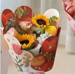 Goede prijs. Bloemverpakkingspapier, kraftpapier voor zomerbloemtaal online