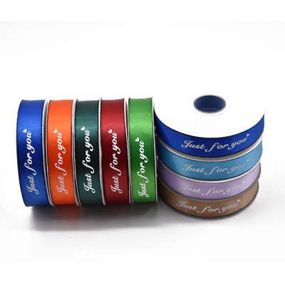 Goede prijs. 2cm polyester tape printing just for you lint bloem verpakking lint kan LOGO print spot groothandel online
