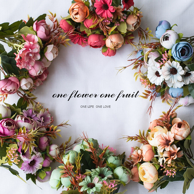 Goede prijs. Kunstbloemen, nepbloemen, diamanten theeknoppen, kunststofteerozen, kunstbloemen, decoratieve bloemen, fotorecettes online