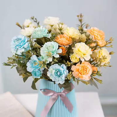 Goede prijs. Kunstmatige bloemenboeketten Groothandel zijde Multi azalea bloemblaadjes Huisfeesten Bruiloftsdecoratie Bloemenboeket online