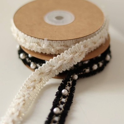 Goede prijs. Zware industrie nagelkralen kleine geurige wind lint lint boog boeket decoratie cake boeket kant bloemen verpakkingsmateriaal online