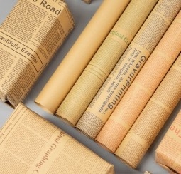 Goede prijs. Vintage Engelse kranten kraft papier bloemen verpakkingspapier online