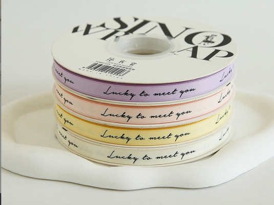 Goede prijs. Jinyi Korea dubbelzijdige riem verse boeket decoratie lint handgemaakte bloemen cadeau DIY 1cm gelukkig om je te ontmoeten online
