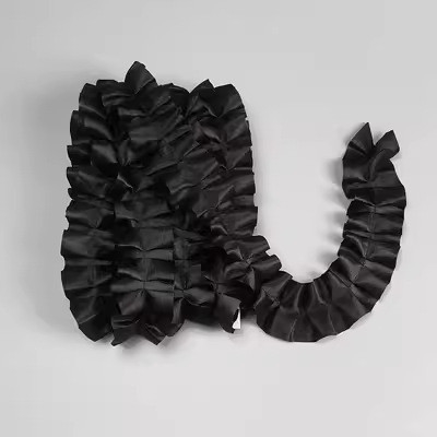 Goede prijs. Koek rok rand kleine geurige wind bloemen boeket verpakking verse bloemen boeket verpakking wit rok rand gerimpelde lint doe-het-zelf materiaal online