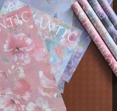 Goede prijs. High-end Sicilian olieverfstijl bloemen wikkelpapier online