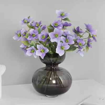 Goede prijs. Groothandel 5 koppen Dodder Flower Kunstmatige Hellebore Flower voor huisversiering online