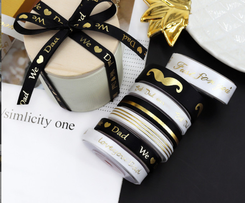Vadersdag lint DIY accessoires, decoratieve accessoires, lint cadeaubon, lint, bloemen, cake, bakverpakking, lint