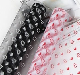 Goede prijs. Valentine's Day gift wrapping flower gauze net sweet love gauze flower wrapping paper online