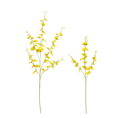 Goede prijs. Het nieuwe type kunstbloem, een enkele dansende orchidee, is geschikt voor de decoratie van hotels en restaurants, woonkamer en bruiloft dansende orchidee kunstbloemen. online