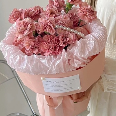Goede prijs. Roll Fenghua-serie bloemenverpakkingspapier, waterdicht verdikt kraftpapier, roll bloemenverpakkingspapier, Koreaans papier in vaste kleuren online