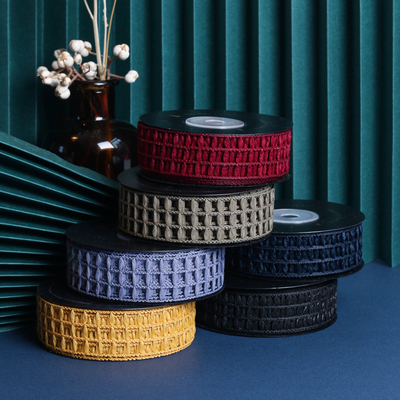 Goede prijs. Nieuwe Japanse en Koreaanse holle lint met raster geweven lint boog haar accessoires boeket verpakking geweven lint schoenveters kleding cadeau doos lint online